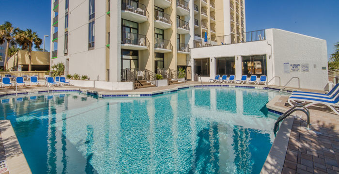 Gallery Ocean Park Resort Pool Deck At Ocean Park Resort In Myrtle Beach